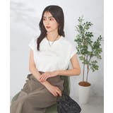 【コットン100%】フレンチスリーブロゴTシャツ | a.v.v【WOMEN】 | 詳細画像28 