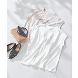 【コットン100%】フレンチスリーブロゴTシャツ | a.v.v【WOMEN】 | 詳細画像43 