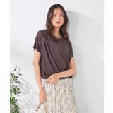 【接触冷感/UVカット/吸水速乾】ドロストヘムカットソー | a.v.v【WOMEN】 | 詳細画像2 