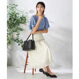 【接触冷感/UVカット/吸水速乾】チュールラッフルスリーブカットソー | a.v.v【WOMEN】 | 詳細画像16 