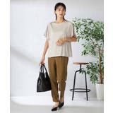 【接触冷感/UVカット/吸水速乾】チュールラッフルスリーブカットソー | a.v.v【WOMEN】 | 詳細画像18 