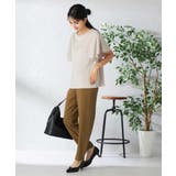 【接触冷感/UVカット/吸水速乾】チュールラッフルスリーブカットソー | a.v.v【WOMEN】 | 詳細画像19 