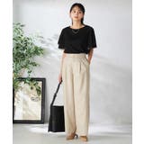 【接触冷感/UVカット/吸水速乾】チュールラッフルスリーブカットソー | a.v.v【WOMEN】 | 詳細画像25 