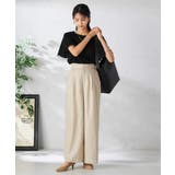 【接触冷感/UVカット/吸水速乾】チュールラッフルスリーブカットソー | a.v.v【WOMEN】 | 詳細画像26 