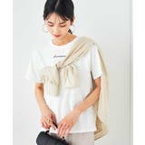 【コットン100%】コンパクト刺繍ロゴTシャツ | a.v.v【WOMEN】 | 詳細画像22 