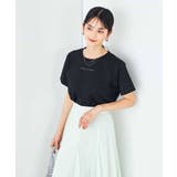 【コットン100%】コンパクト刺繍ロゴTシャツ | a.v.v【WOMEN】 | 詳細画像23 
