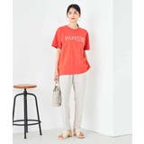 【コットン100%】大人のロゴTシャツ | a.v.v【WOMEN】 | 詳細画像4 