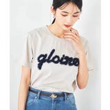 【コットン100%】チュールロゴ刺繍Tシャツ | a.v.v【WOMEN】 | 詳細画像1 