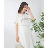 【コットン100%】チュールロゴ刺繍Tシャツ | a.v.v【WOMEN】 | 詳細画像17 