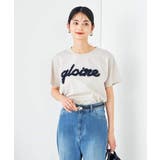 【コットン100%】チュールロゴ刺繍Tシャツ | a.v.v【WOMEN】 | 詳細画像4 