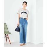 【コットン100%】チュールロゴ刺繍Tシャツ | a.v.v【WOMEN】 | 詳細画像6 