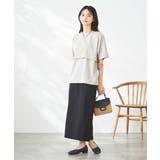 【接触冷感/UVカット】レイヤードライクカットソー | a.v.v【WOMEN】 | 詳細画像28 