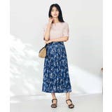 【接触冷感/UVカット/吸水速乾】チャームネックパフスリーブトップス | a.v.v【WOMEN】 | 詳細画像13 