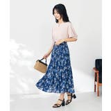 【接触冷感/UVカット/吸水速乾】チャームネックパフスリーブトップス | a.v.v【WOMEN】 | 詳細画像15 