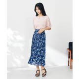 【接触冷感/UVカット/吸水速乾】チャームネックパフスリーブトップス | a.v.v【WOMEN】 | 詳細画像16 