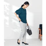 【接触冷感/UVカット/吸水速乾】チャームネックパフスリーブトップス | a.v.v【WOMEN】 | 詳細画像24 