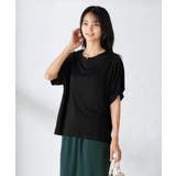 【接触冷感/UVカット/吸水速乾】チャームネックパフスリーブトップス | a.v.v【WOMEN】 | 詳細画像33 