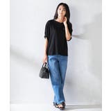 【接触冷感/UVカット/吸水速乾】チャームネックパフスリーブトップス | a.v.v【WOMEN】 | 詳細画像39 