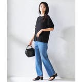 【接触冷感/UVカット/吸水速乾】チャームネックパフスリーブトップス | a.v.v【WOMEN】 | 詳細画像42 