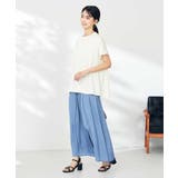 【接触冷感/速乾/UVカット】ギャザーネックフレンチスリーブカットソー | a.v.v【WOMEN】 | 詳細画像39 