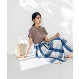 【接触冷感/速乾/UVカット】ギャザーネックフレンチスリーブカットソー | a.v.v【WOMEN】 | 詳細画像51 