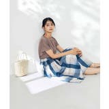 【接触冷感/速乾/UVカット】ギャザーネックフレンチスリーブカットソー | a.v.v【WOMEN】 | 詳細画像53 