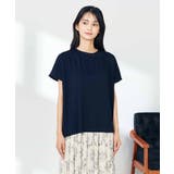 【接触冷感/速乾/UVカット】ギャザーネックフレンチスリーブカットソー | a.v.v【WOMEN】 | 詳細画像62 