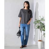 【接触冷感/UVカット】ボートネックロゴTシャツ | a.v.v【WOMEN】 | 詳細画像21 