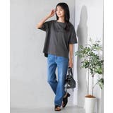 【接触冷感/UVカット】ボートネックロゴTシャツ | a.v.v【WOMEN】 | 詳細画像23 