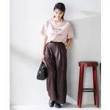 【接触冷感/UVカット】ボートネックロゴTシャツ | a.v.v【WOMEN】 | 詳細画像4 