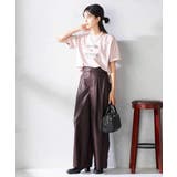 【接触冷感/UVカット】ボートネックロゴTシャツ | a.v.v【WOMEN】 | 詳細画像8 