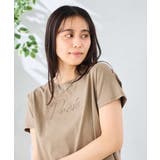 バックタックエンボスロゴＴシャツ | a.v.v【WOMEN】 | 詳細画像10 