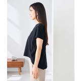 バックタックエンボスロゴＴシャツ | a.v.v【WOMEN】 | 詳細画像21 