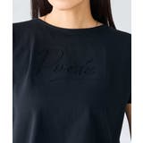 バックタックエンボスロゴＴシャツ | a.v.v【WOMEN】 | 詳細画像23 