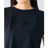 【接触冷感/UVカット】バックタックエンボスロゴTシャツ | a.v.v【WOMEN】 | 詳細画像33