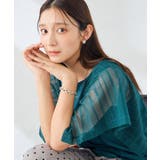 【接触冷感/UVカット】幾何レースフレアスリーブトップス | a.v.v【WOMEN】 | 詳細画像2 