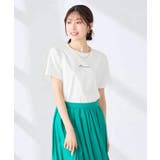 【接触冷感/UVカット/コットン100%】コンパクトロゴTシャツ | a.v.v【WOMEN】 | 詳細画像11