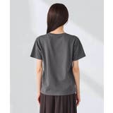 【接触冷感/UVカット/コットン100%】コンパクトロゴTシャツ | a.v.v【WOMEN】 | 詳細画像25