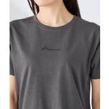 【接触冷感/UVカット/コットン100%】コンパクトロゴTシャツ | a.v.v【WOMEN】 | 詳細画像26
