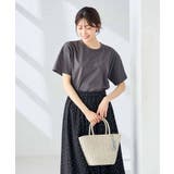 【接触冷感/UVカット/コットン100%】ロゴゆるTシャツ | a.v.v【WOMEN】 | 詳細画像14