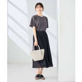 【接触冷感/UVカット/コットン100%】ロゴゆるTシャツ | a.v.v【WOMEN】 | 詳細画像16