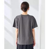 【接触冷感/UVカット/コットン100%】ロゴゆるTシャツ | a.v.v【WOMEN】 | 詳細画像30