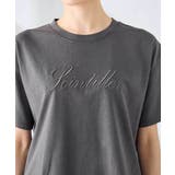 【接触冷感/UVカット/コットン100%】ロゴゆるTシャツ | a.v.v【WOMEN】 | 詳細画像32