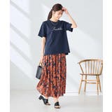 【接触冷感/UVカット/コットン100%】ロゴゆるTシャツ | a.v.v【WOMEN】 | 詳細画像6