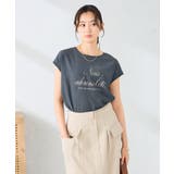 楊柳プリントTシャツ | a.v.v【WOMEN】 | 詳細画像8