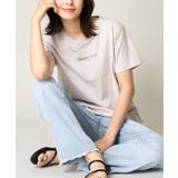 ライトグレー | 【接触冷感】プチロゴTシャツ | a.v.v【WOMEN】