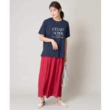 【接触冷感】大人のゆるロゴTシャツ | a.v.v【WOMEN】 | 詳細画像3