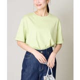 グリーン | 【コットン100%】大人のハーフスリーブTシャツ | a.v.v【WOMEN】