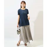 異素材ドッキングチュニックカットソー | a.v.v【WOMEN】 | 詳細画像21 