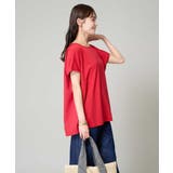 異素材ドッキングチュニックカットソー | a.v.v【WOMEN】 | 詳細画像3 